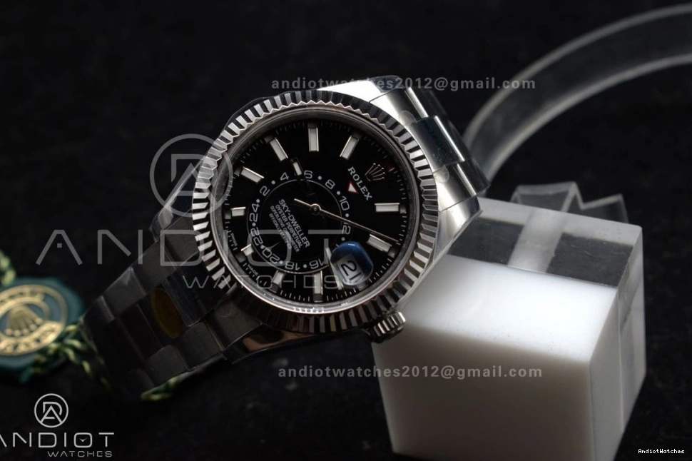 ZF SS Black on Sky-Dweller 326934 Edition Dial WellDesigned 904L A 1087 SS Best 1:1 Bracelet 0216